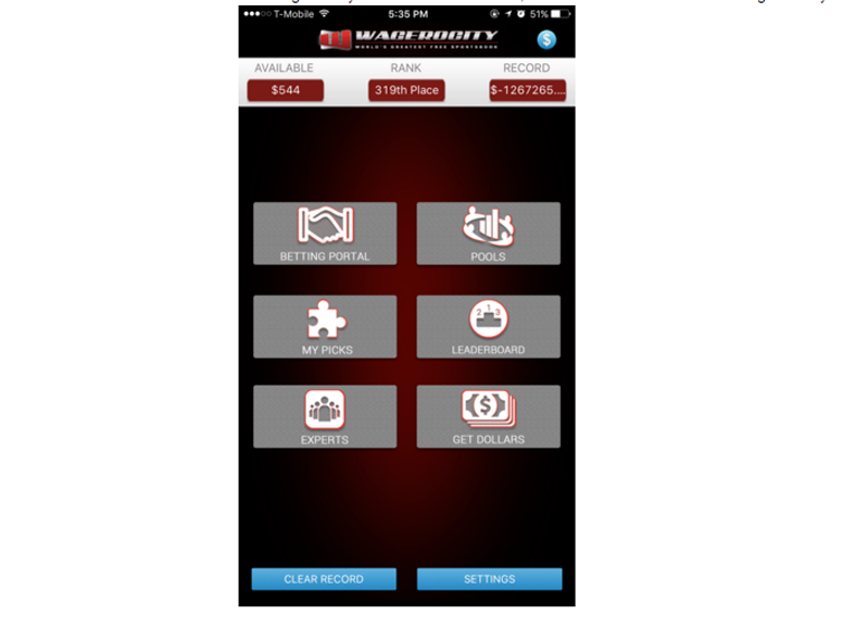 mobile app development Wagerocity