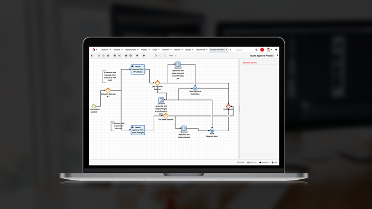 User Interface for CRM platforms